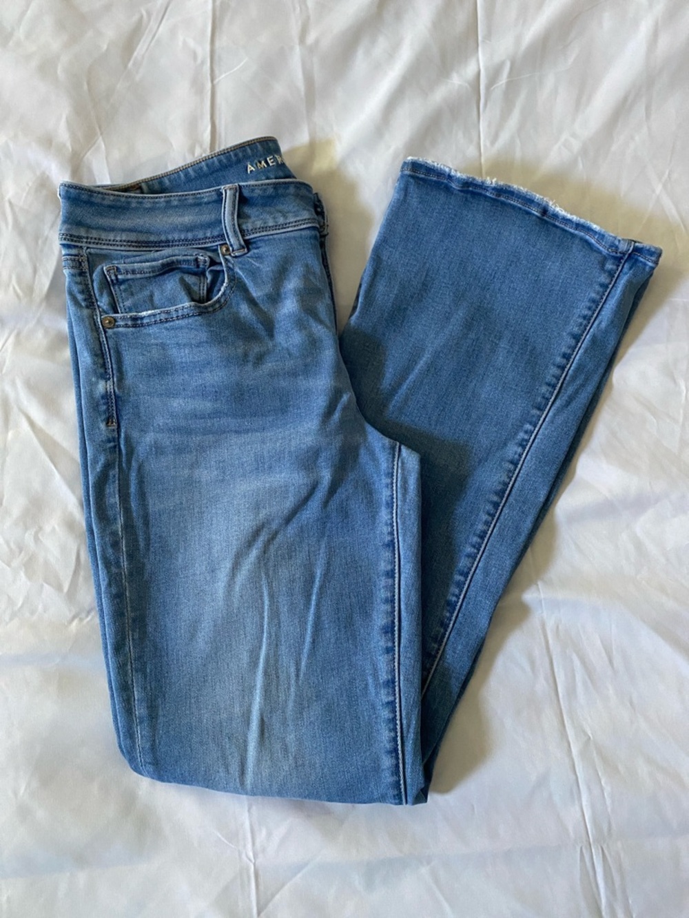 American Eagle Next Level Stretch Kick Boot Jeans Size 12